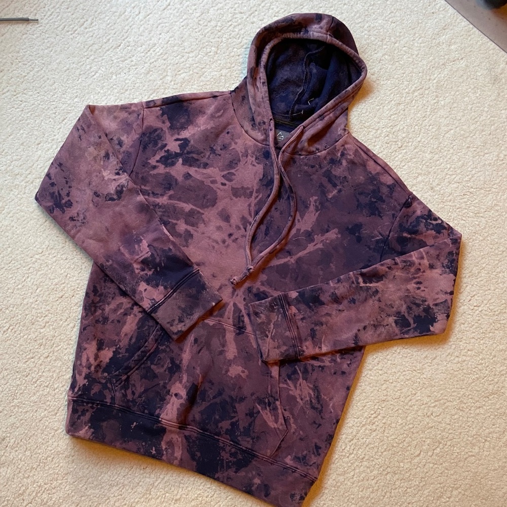 bleached spiral hoodie